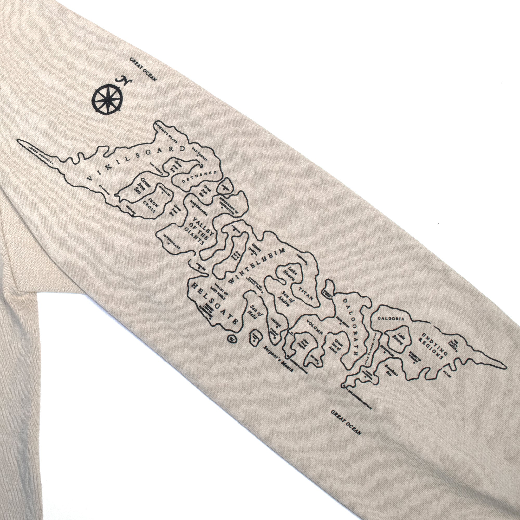 "PLAYABLE AREA" Long Sleeve T-Shirt (Tan)