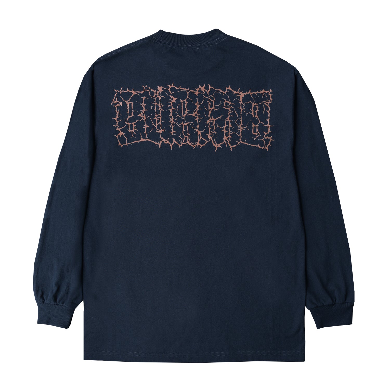 "POWER LOGO" Long Sleeve T-Shirt (Navy)